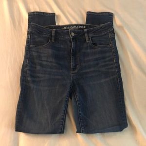 AEO Super Hi Rise Jegging Size 8 Long